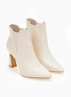 The Fashion Project Μποτάκια αστραγάλου με λάστιχο - Μπεζ -The Fashion Project κατάστημα mpotakia astragalou me lastixo 105593 l5vh