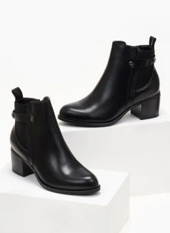 The Fashion Project Μποτάκια αστραγάλου με λάστιχο - Μαύρο -The Fashion Project κατάστημα mpotakia astragalou me lastixo 105958 b4d5