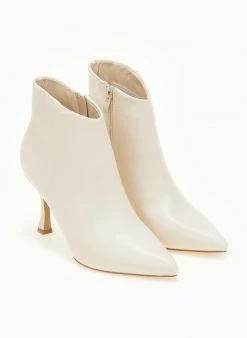 The Fashion Project Μποτάκια αστραγάλου με λεπτό τακούνι - Μπεζ -The Fashion Project κατάστημα mpotakia astragalou me lepto takouni 106644 xju6