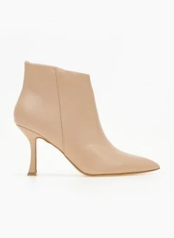 The Fashion Project Μποτάκια αστραγάλου με λεπτό τακούνι - Nude -The Fashion Project κατάστημα mpotakia astragalou me lepto takouni 106645 c4r6