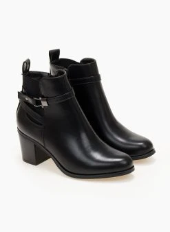 The Fashion Project Μποτάκια αστραγάλου με μεταλλική λεπτομέρεια - Μαύρο 9 The Fashion Project Μποτάκια αστραγάλου με μεταλλική λεπτομέρεια - Μαύρο -The Fashion Project κατάστημα mpotakia astragalou me metalliki leptomereia 105762 6ppe