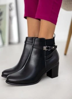 The Fashion Project Μποτάκια αστραγάλου με μεταλλική λεπτομέρεια - Μαύρο 13 The Fashion Project Μποτάκια αστραγάλου με μεταλλική λεπτομέρεια - Μαύρο -The Fashion Project κατάστημα mpotakia astragalou me metalliki leptomereia 105762 ickk