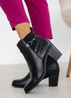 The Fashion Project Μποτάκια αστραγάλου με μεταλλική λεπτομέρεια - Μαύρο 10 The Fashion Project Μποτάκια αστραγάλου με μεταλλική λεπτομέρεια - Μαύρο -The Fashion Project κατάστημα mpotakia astragalou me metalliki leptomereia 105762 ydhl