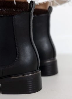 The Fashion Project Μποτάκια αστραγάλου με μεταλλική λεπτομέρεια - Μαύρο 13 The Fashion Project Μποτάκια αστραγάλου με μεταλλική λεπτομέρεια - Μαύρο -The Fashion Project κατάστημα mpotakia astragalou me metalliki leptomereia 105908 9sy4