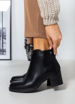 The Fashion Project Μποτάκια αστραγάλου με χοντρό τακούνι - Μαύρο -The Fashion Project κατάστημα mpotakia astragalou me xontro takouni 105975 lzpw