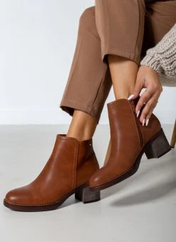 The Fashion Project Μποτάκια αστραγάλου με χοντρό τακούνι - Ταμπά 9 The Fashion Project Μποτάκια αστραγάλου με χοντρό τακούνι - Ταμπά -The Fashion Project κατάστημα mpotakia astragalou me xontro takouni 105976 km1m