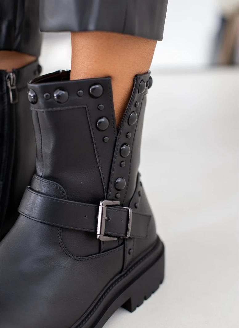 The Fashion Project Μποτάκια Biker τρουκς - Μαύρο 4 The Fashion Project Μποτάκια Biker τρουκς - Μαύρο - Image 4