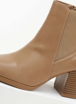 The Fashion Project Μποτάκια αστραγάλου με λάστιχο - Πούρο -The Fashion Project κατάστημα mpotakia casual me lastixo 106086 h8ef