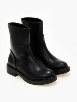 The Fashion Project Μποτάκια Casual σε στρογγυλή γραμμή - Μαύρο -The Fashion Project κατάστημα mpotakia casual se strogguli grammi 105505 5lzi