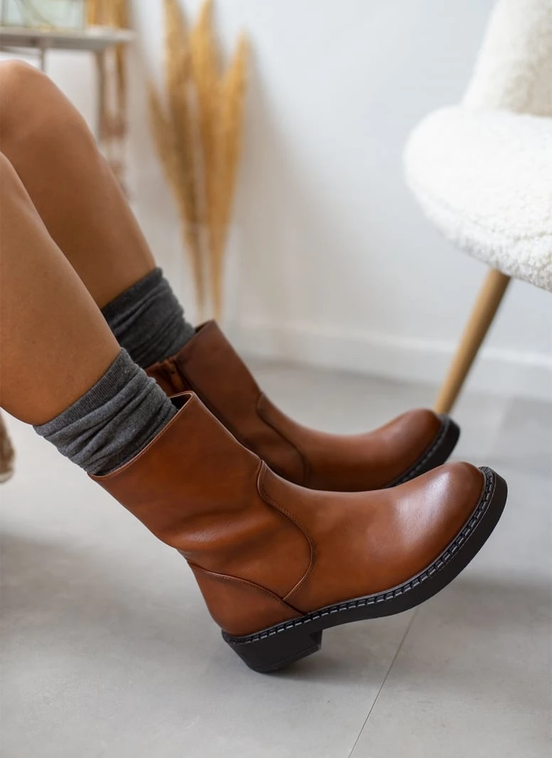 The Fashion Project Μποτάκια Casual σε στρογγυλή γραμμή - Ταμπά 7 The Fashion Project Μποτάκια Casual σε στρογγυλή γραμμή - Ταμπά - Image 7