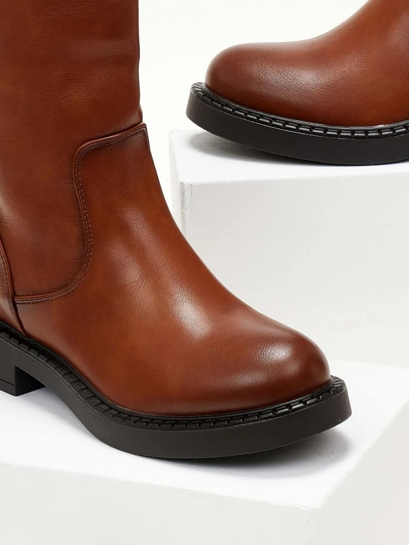 The Fashion Project Μποτάκια Casual σε στρογγυλή γραμμή - Ταμπά 3 The Fashion Project Μποτάκια Casual σε στρογγυλή γραμμή - Ταμπά - Image 3