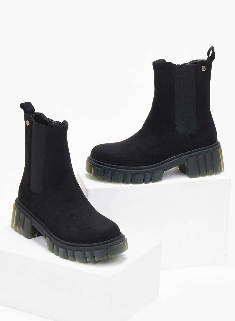 The Fashion Project Μποτάκια Chelsea με Chunky σόλα - Μαύρο 8 The Fashion Project Μποτάκια Chelsea με Chunky σόλα - Μαύρο - Image 8