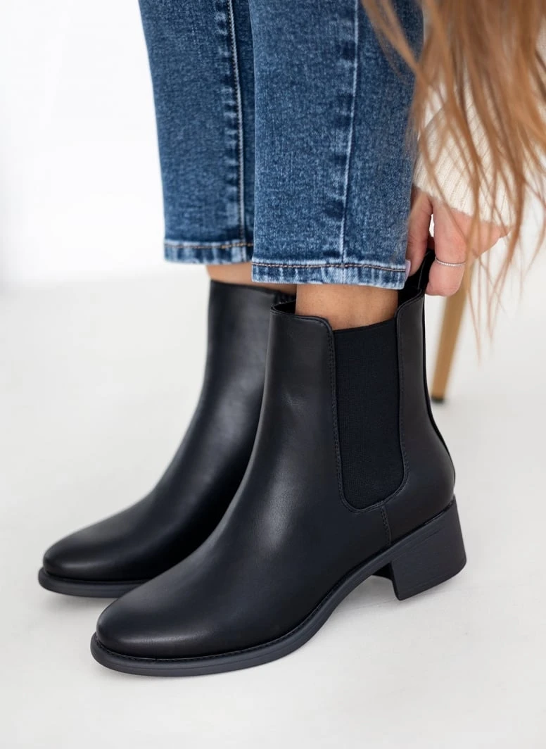 The Fashion Project Μποτάκια Chelsea με λάστιχο - Μαύρο 1 The Fashion Project Μποτάκια Chelsea με λάστιχο - Μαύρο