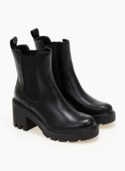 The Fashion Project Μποτάκια Chelsea με λάστιχο - Μαύρο 11 The Fashion Project Μποτάκια Chelsea με λάστιχο - Μαύρο -The Fashion Project κατάστημα mpotakia chelsea me xontro takouni 105641 ab3t