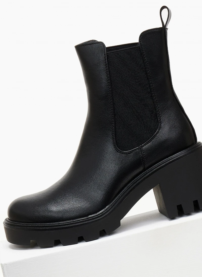 The Fashion Project Μποτάκια Chelsea με λάστιχο - Μαύρο 3 The Fashion Project Μποτάκια Chelsea με λάστιχο - Μαύρο - Image 3