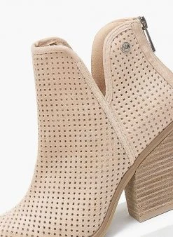 Xti Footwear Μποτάκια Cowboy Suede με άνοιγμα Xti 141258 - Μπεζ -The Fashion Project κατάστημα mpotakia cowboy suede me anoigma xti 141258 110374 5dex