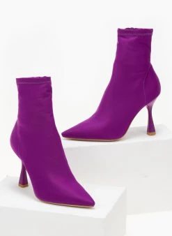 The Fashion Project Μποτάκια κάλτσα με λεπτό τακούνι - Μωβ 13 The Fashion Project Μποτάκια κάλτσα με λεπτό τακούνι - Μωβ -The Fashion Project κατάστημα mpotakia kaltsa me lepto takouni 106375 ca29