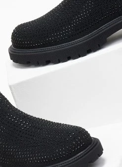 The Fashion Project Μποτάκια κάλτσα με Strass - Μαύρο 12 The Fashion Project Μποτάκια κάλτσα με Strass - Μαύρο -The Fashion Project κατάστημα mpotakia kaltsa me strass 108855 8dmh