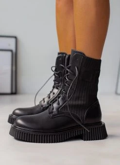 The Fashion Project Αρβυλάκια με σχέδιο κάλτσα - Μαύρο 14 The Fashion Project Αρβυλάκια με σχέδιο κάλτσα - Μαύρο -The Fashion Project κατάστημα mpotakia kaltsa me sxedio sti sola 105856 gczl