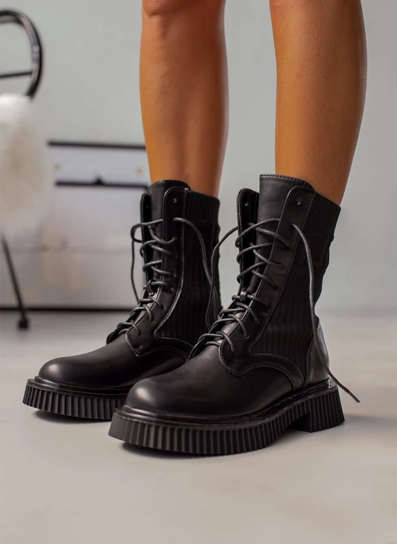 The Fashion Project Αρβυλάκια με σχέδιο κάλτσα - Μαύρο 1 The Fashion Project Αρβυλάκια με σχέδιο κάλτσα - Μαύρο