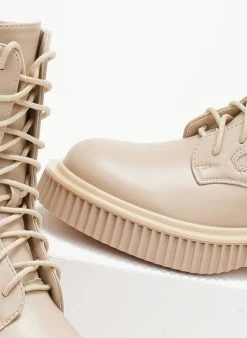 The Fashion Project Αρβυλάκια με σχέδιο κάλτσα - Μπεζ -The Fashion Project κατάστημα mpotakia kaltsa me sxedio sti sola 105857 kib1