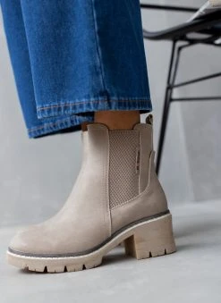 Μποτάκια Chelsea ματ Refresh 170365 - Πούρο