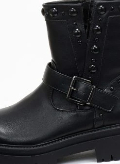 The Fashion Project Μποτάκια Biker τρουκς - Μαύρο 9 The Fashion Project Μποτάκια Biker τρουκς - Μαύρο -The Fashion Project κατάστημα mpotakia me anoigma kai trouks 107948 u4jz