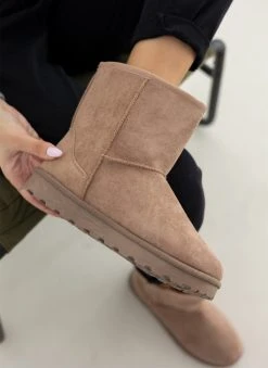 The Fashion Project Μποτάκια με γούνα - Τάουπε 13 The Fashion Project Μποτάκια με γούνα - Τάουπε -The Fashion Project κατάστημα mpotakia me gouna 108230 x0st