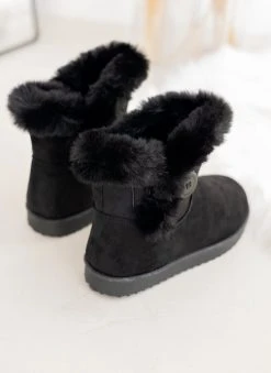 The Fashion Project Μποτάκια με γούνα και κουμπί στο πλάι - Μαύρο 11 The Fashion Project Μποτάκια με γούνα και κουμπί στο πλάι - Μαύρο -The Fashion Project κατάστημα mpotakia me gouna kai koumpi sto plai 110057 gx76