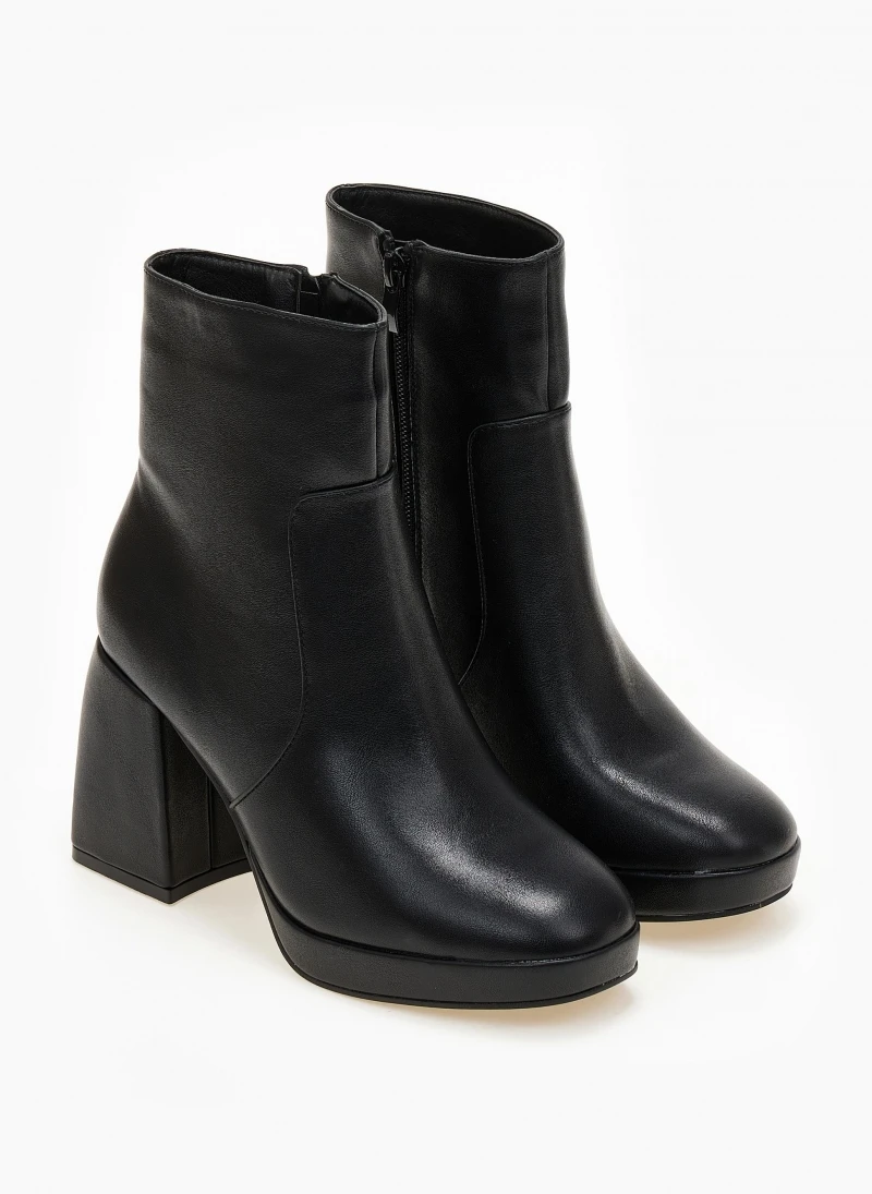 The Fashion Project Μποτάκια με ιδιαίτερο τακούνι - Μαύρο 6 The Fashion Project Μποτάκια με ιδιαίτερο τακούνι - Μαύρο - Image 6