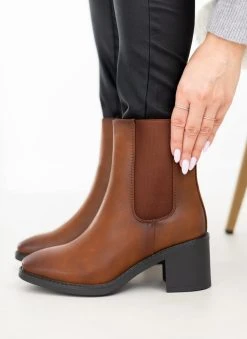 The Fashion Project Μποτάκια Casual με λάστιχο - Ταμπά -The Fashion Project κατάστημα mpotakia me lastixo 108483 ovho