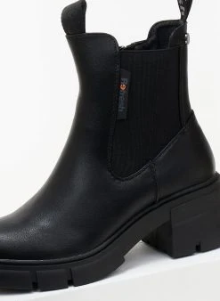 Μποτάκια Chelsea REFRESH 170139 - Μαύρο -The Fashion Project κατάστημα mpotakia me lastixo refresh 170139 106162 ki1e