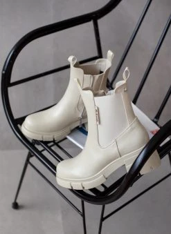 Μποτάκια Chelsea REFRESH 170139 - Μπεζ -The Fashion Project κατάστημα mpotakia me lastixo refresh 170139 106163 m21f