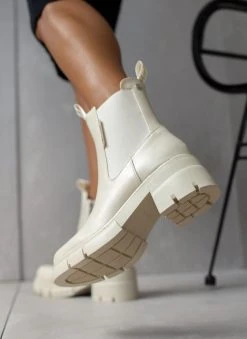 Μποτάκια Chelsea REFRESH 170139 - Μπεζ -The Fashion Project κατάστημα mpotakia me lastixo refresh 170139 106163 psmd