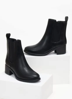 The Fashion Project Μποτάκια Chelsea με λάστιχο - Μαύρο 10 The Fashion Project Μποτάκια Chelsea με λάστιχο - Μαύρο -The Fashion Project κατάστημα mpotakia me lastixo sto plai 106261 h5ik