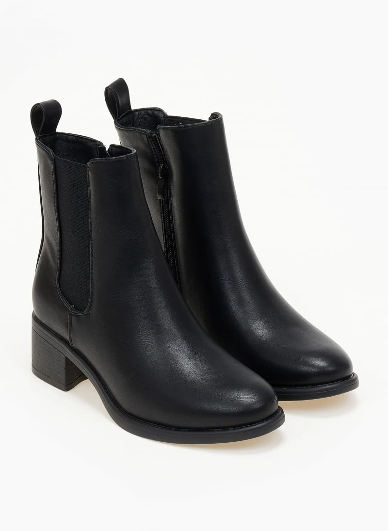 The Fashion Project Μποτάκια Chelsea με λάστιχο - Μαύρο 3 The Fashion Project Μποτάκια Chelsea με λάστιχο - Μαύρο - Image 3