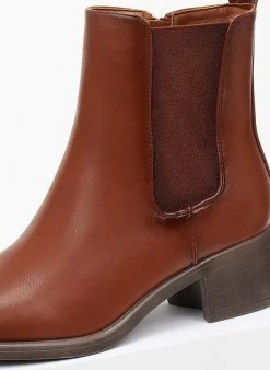 The Fashion Project Μποτάκια Chelsea με λάστιχο - Ταμπά -The Fashion Project κατάστημα mpotakia me lastixo sto plai 106262 ateg