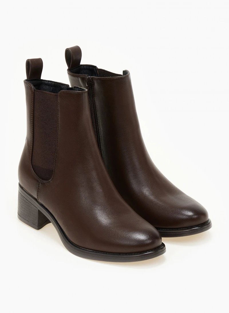 The Fashion Project Μποτάκια Chelsea με λάστιχο - Καφέ 6 The Fashion Project Μποτάκια Chelsea με λάστιχο - Καφέ - Image 6