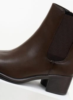 The Fashion Project Μποτάκια Chelsea με λάστιχο - Καφέ 11 The Fashion Project Μποτάκια Chelsea με λάστιχο - Καφέ -The Fashion Project κατάστημα mpotakia me lastixo sto plai 106263 x45v
