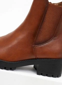 The Fashion Project Μποτάκια με Chelsea - Ταμπά -The Fashion Project κατάστημα mpotakia me lastixo sto plai 107179 ctcd