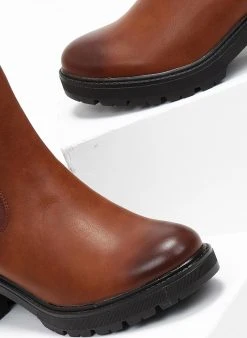 The Fashion Project Μποτάκια με λάστιχο στο πλάι - Ταμπά -The Fashion Project κατάστημα mpotakia me lastixo sto plai 108468 n4u1