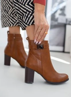 The Fashion Project Μποτάκια με μεταλλικό διακοσμητικό - Ταμπά