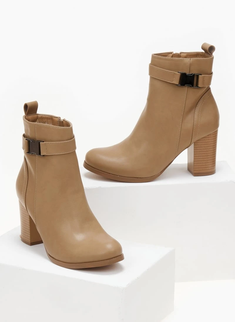 The Fashion Project Μποτάκια με μεταλλικό διακοσμητικό - Πούρο 3 The Fashion Project Μποτάκια με μεταλλικό διακοσμητικό - Πούρο - Image 3