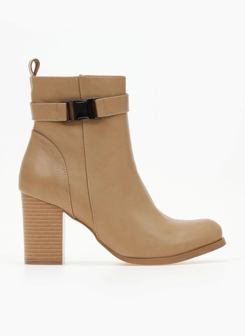 The Fashion Project Μποτάκια με μεταλλικό διακοσμητικό - Πούρο 2 The Fashion Project Μποτάκια με μεταλλικό διακοσμητικό - Πούρο - Image 2