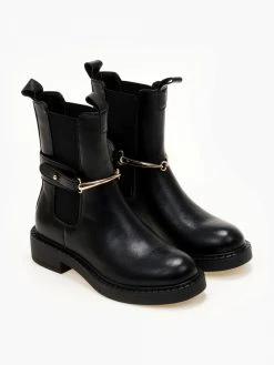 The Fashion Project Μποτάκια Chelsea με μεταλλικό στοιχείο - Μαύρο 8 The Fashion Project Μποτάκια Chelsea με μεταλλικό στοιχείο - Μαύρο -The Fashion Project κατάστημα mpotakia me metalliko stoixeio 105501 ff13