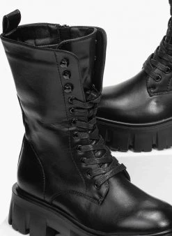 The Fashion Project Αρβυλάκια δίπατα - Μαύρο -The Fashion Project κατάστημα mpotakia me psili sola me sxedio 95255 0pjb