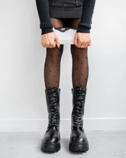 The Fashion Project Αρβυλάκια δίπατα - Μαύρο -The Fashion Project κατάστημα mpotakia me psili sola me sxedio 95255 icbe