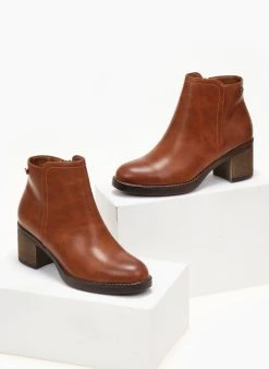 The Fashion Project Μποτάκια αστραγάλου με χοντρό τακούνι - Ταμπά 11 The Fashion Project Μποτάκια αστραγάλου με χοντρό τακούνι - Ταμπά -The Fashion Project κατάστημα mpotakia me xontro takouni 105976 7skj