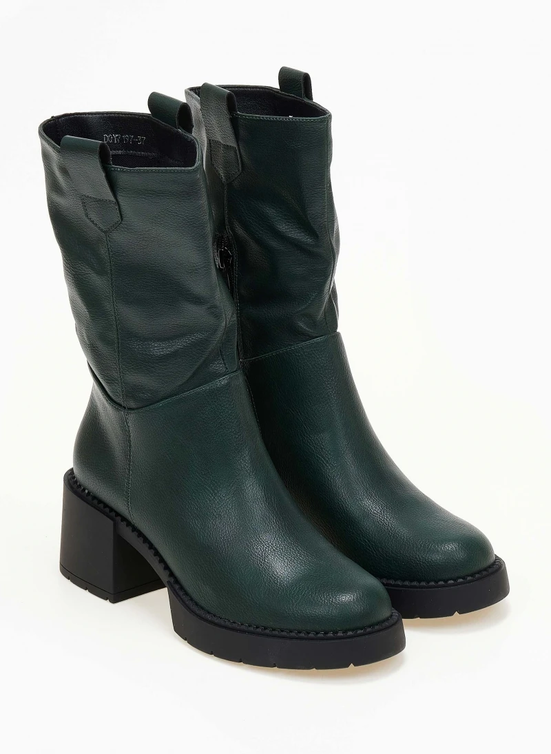 The Fashion Project Μποτάκια με χοντρό τακούνι - Κυπαρισσί 6 The Fashion Project Μποτάκια με χοντρό τακούνι - Κυπαρισσί - Image 6