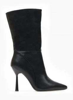 The Fashion Project Μποτάκια μυτερά με φερμουάρ - Μαύρο